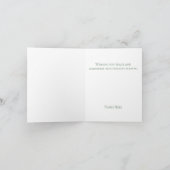 曼荼羅のクリスマスのリースの休日のメッセージカード シーズンカード (内部)