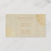 曼荼羅のテーマの名刺 名刺 (裏面)