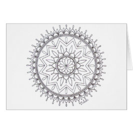 曼荼羅のデザインの手描きの色