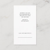 曼荼羅のマッサージセラピストの名刺 名刺 (裏面)