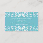 曼荼羅のロゴによってカスタマイズヨガのインストラクター 名刺 (裏面)