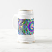 曼荼羅の宇宙の色 ビールジョッキ (正面左)