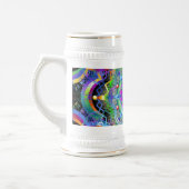 曼荼羅の宇宙の色 ビールジョッキ (左)