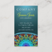 曼荼羅の引き 名刺 (裏面)