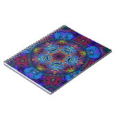 曼荼羅の芸術の抽象デザイン ノートブック (左側)