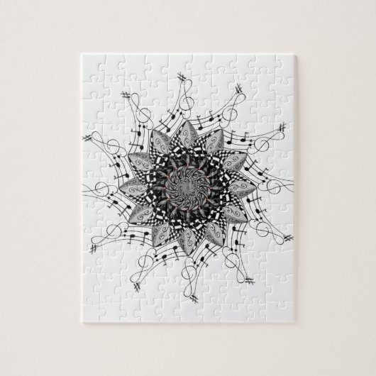 曼荼羅の芸術 ジグソーパズル (縦)