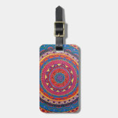 曼荼羅の荷物のラベル ラゲッジタグ (正面縦)