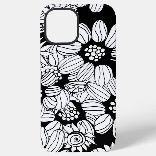 曼荼羅の鎮静ぬりえページ iPhoneケース (裏面)