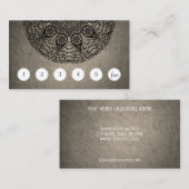 曼荼羅の顧客のロイヤリティのパンチカード ロイヤリティカード (正面/裏面)