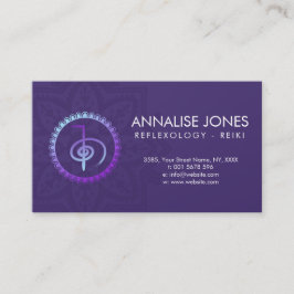 曼荼羅のChoku Reiの記号を直す霊気 名刺