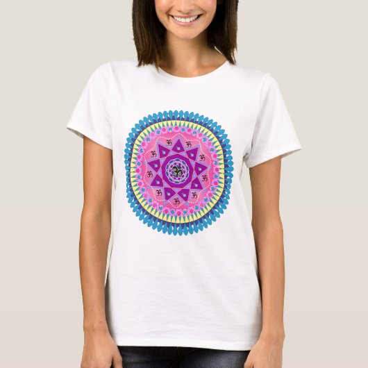 曼荼羅のTシャツ Tシャツ (正面)