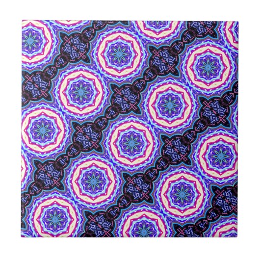 曼荼羅はパターンを一周します タイル (正面)