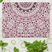 曼荼羅は灰色だ キッチンタオル (折り畳み)