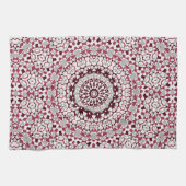 曼荼羅は灰色だ キッチンタオル (横)