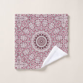 曼荼羅は灰色だ バスタオルセット (ウォッシュタオル)