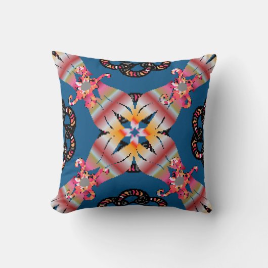 曼荼羅は黄地に着色。招待状 クッション (正面)