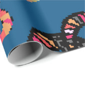 曼荼羅は黄地に着色。招待状 ラッピングペーパー (ロールコーナー)