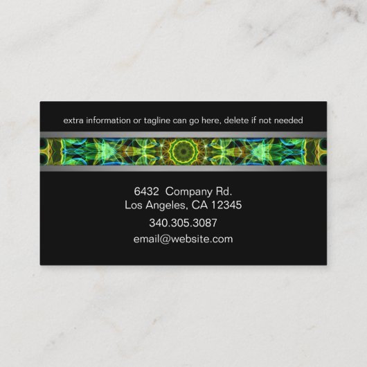 曼荼羅をあなたに見ます 名刺 (裏面)