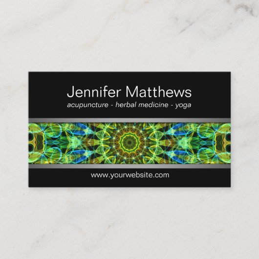 曼荼羅をあなたに見ます 名刺 (正面)