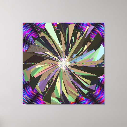 曼荼羅アート キャンバスプリント (正面)