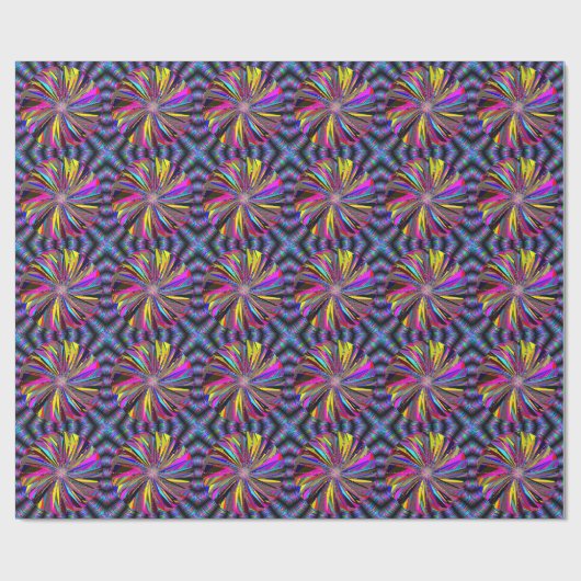曼荼羅アート  ラッピングペーパー (フラット)