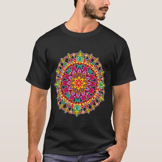 曼荼羅アート Tシャツ (正面)