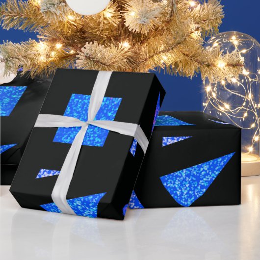 曼荼羅スパークル ラッピングペーパー (クリスマス)