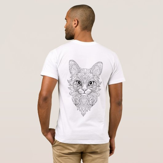 曼荼羅トレンドTシャツ Tシャツ (裏面フル)