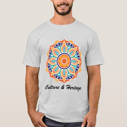 曼荼羅ハーモニーTシャツ Tシャツ (正面)