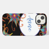曼荼羅フラワー オーダーメイド iPhoneケース (裏面横)