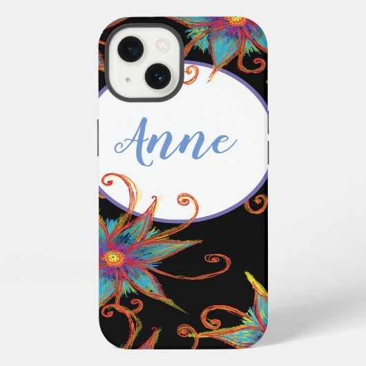曼荼羅フラワー オーダーメイド iPhoneケース (裏面)