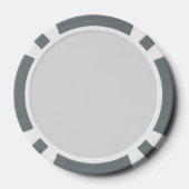 曼荼羅入りモノグラムイニシャル ポーカーチップ (裏面)