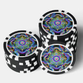 曼荼羅宇宙カラーポーカーチップ ポーカーチップ (積み重ね)