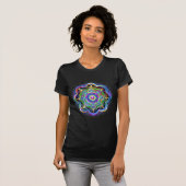 曼荼羅宇宙カラー Tシャツ (正面フル)