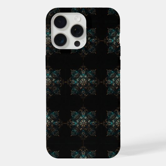 曼荼羅模様装飾 iPhoneケース (裏面)