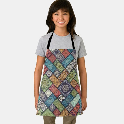 曼荼羅模様  エプロン (インサイチュ)