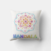 曼荼羅色蓮の花 クッション (裏面)