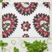 曼荼羅花模様 キッチンタオル (折り畳み)