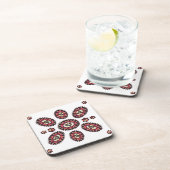 曼荼羅花模様 コースター (右側)