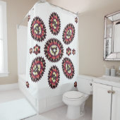 曼荼羅花模様 シャワーカーテン (インサイチュ)