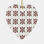 曼荼羅花模様 セラミックオーナメント (右)