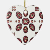 曼荼羅花模様 セラミックオーナメント (右)