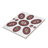 曼荼羅花模様 タイル (側面)