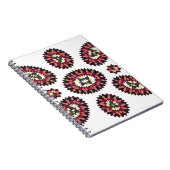 曼荼羅花模様 ノートブック (右側)