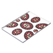 曼荼羅花模様 ノートブック (左側)