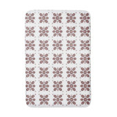 曼荼羅花模様 バスマット (正面縦)