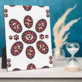 曼荼羅花模様 フォトプラーク (側面)