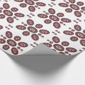 曼荼羅花模様 ラッピングペーパー (角)