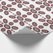 曼荼羅花模様 ラッピングペーパー (角)