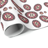 曼荼羅花模様 ラッピングペーパー (ロールコーナー)